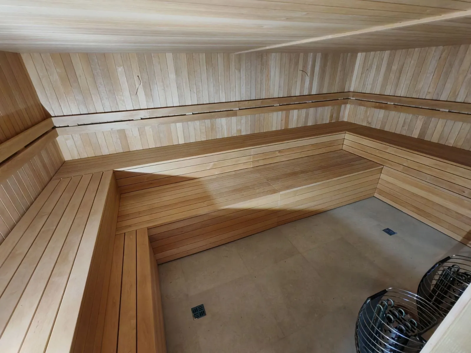 Finska sauna, drvene obloge